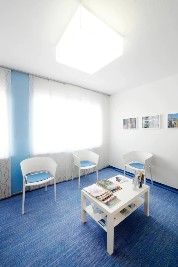Wartezimmer der Praxis